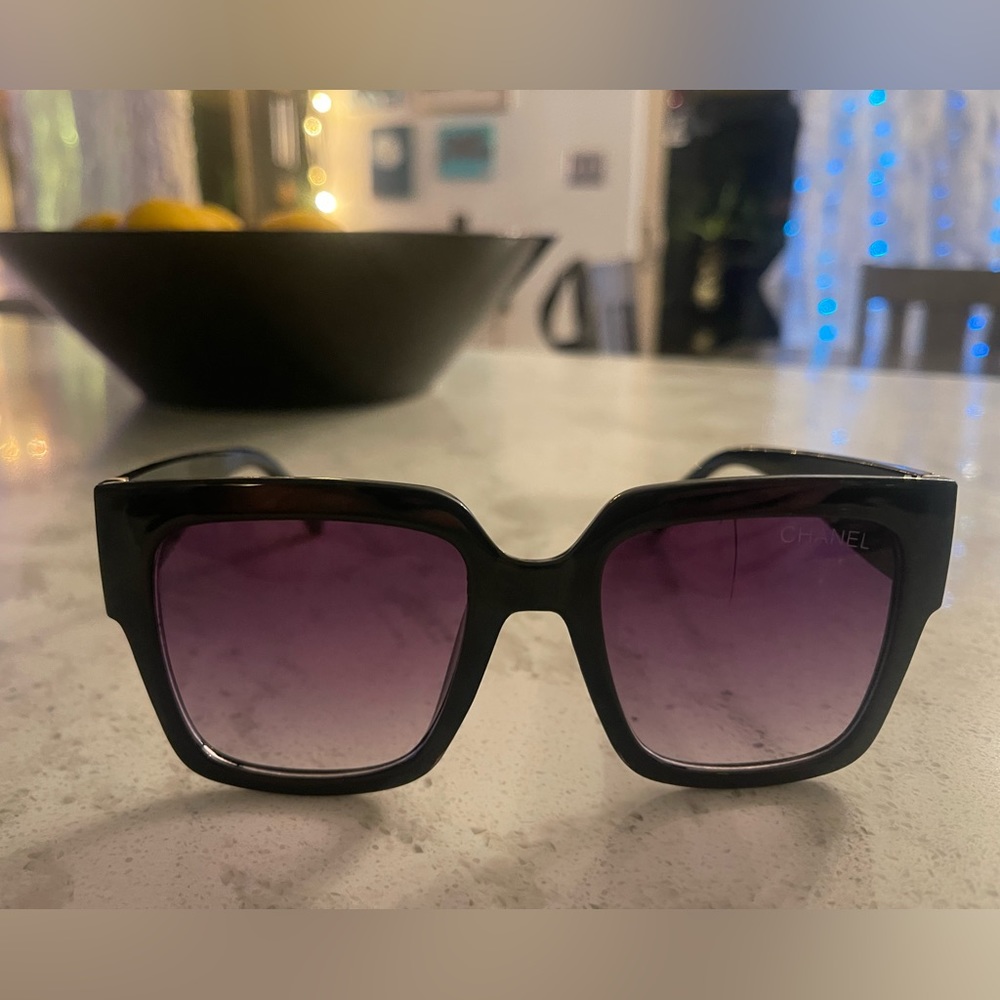 Authentic Chanel Square Sunglasses